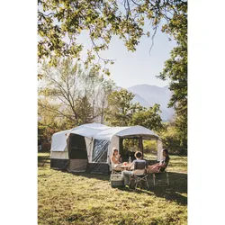 Campingzelt Caravane aufblasbar faltbar - Airsecond 4.2 F&B 4 Pers. 2 Kabinen, EINHEITSFARBE, EINHEITSGRÖSSE