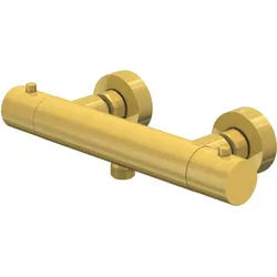 Steinberg Serie 340 Brause-Thermostat 3403200BG Aufputz, 1/2", Brushed Gold