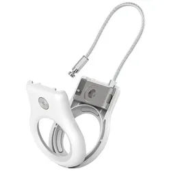 Secure Holder Wire Loop Apple AirTag white