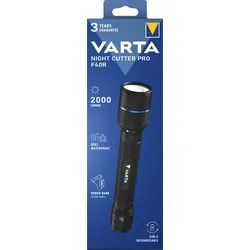 VARTA LED Taschenlampe Night Cutter Pro F40R – 2.000 Lumen, wiederaufladbar, mit Powerbank-Funktion