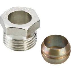 Danfoss Klemmverbinder R 1/2 AG auf 14mm für Stahl- und Kupferrohre (10St,)