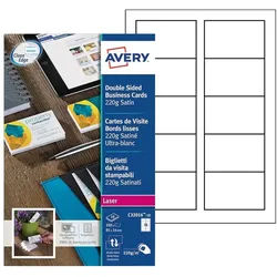Avery Zweckform Avery Business Cards - 10 Stck. 10) Visitenkarten