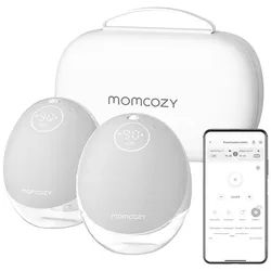 Momcozy Milchpumpe , 18.9x15.3x22.7 cm , Europäischer Sicherheitsstandard , Füttern, Stillen, Milchpumpen & Stillzubehör