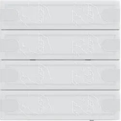 Gira KNX Tastsensor 4 Komfort 4f TS4 ws 5004003