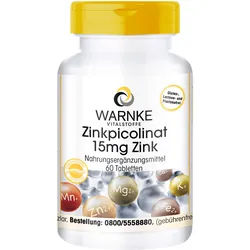 Zinkpicolinat 15mg Zink 60 ST