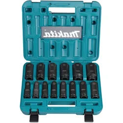 Makita IMPACT BLACK 1/2 Zoll Schlagnuss-Set 14-teilig - E-16586