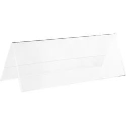 Tischnamensschilder, PS 1/2 A4, transparent