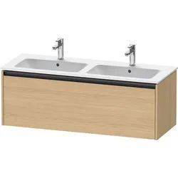 Duravit Ketho.2 Waschtischunterbau wandhängend Natur Eiche Matt 1280x480x440 mm - K25066030300000 K25066030300000