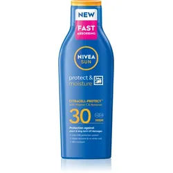 NIVEA SUN Protect & Moisture hydratisierende Sonnenmilch SPF 30 200 ml