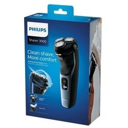 Philips Rasierer S3133/51 Series 3000 schwarz/hellblau Nass- und Trockenrasierer 1 St Männer