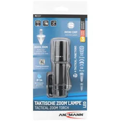 Ansmann M250F Professionelle LED-Taschenlampe mit der stufen- sowie endlosen Fokussierung
