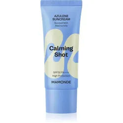 MAMONDE Calming Shot Azulene Suncream Schützende Gesichtscreme mit beruhigender Wirkung SPF 50+ 35 ml