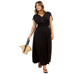 Friends Like These Maxikleid Friends Like These Maxi-Jerseykleid, Curve (1-tlg) schwarz 52 (GB: 24)