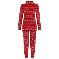 Ringella Hausanzug Damen Nikki Homewear Anzug (2 tlg) Modisches Design rot 48