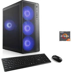 CSL PC "Levitas V29206", schwarz, Microsoft Windows 11 Home (64 Bit), 32 GB RAM 1.000 GB SSD, Desktop-PCs, PC