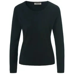 Rundhals-Pullover aus 100% Premium-Kaschmir Peter Hahn schwarz