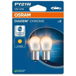 OSRAM Diadem Glühbirne PY21W 12V/21W - X2, transparent