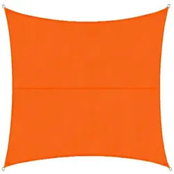 KARAT Sonnensegel Wasserabweisend / Quadratisch / Orange / 3 x 3 m