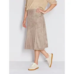 La jupe coupe flatteuse Peter Hahn beige