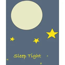 Babywanddeko , Blau , Metall , 60x60x3 cm , Babymöbel & Kindermöbel, Babyzimmer, Kinderzimmer Deko