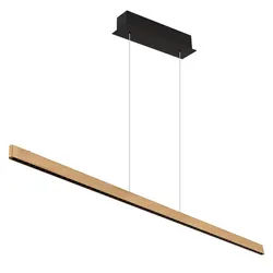 GLOBO LIGHTING Hängeleuchte, LED-Leuchtmittel fest verbaut, Neutralweiß, Pendelleuchte Esszimmerlampe Deckenlampe Hängelampe Küchenlampe LED schwarz