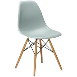 Vitra Stuhl Eames Plastic Side Chair DSW RE grau, Designer Charles & Ray Eames, 46.5x83x55 cm