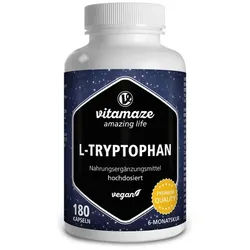 L-TRYPTOPHAN 500 mg hochdosiert vegan Kapseln 180 St