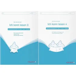 Schulbuch Ich kann lesen 3&4 - 2 Schülerarbeitshefte für die 2. und 3. Klasse Me Sternchenverlag GmbH, Katrin Langhans weiß