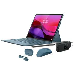 Lenovo Yoga Tab Plus 16GB 256GB Wifi - Tidal Teal + Charging Adaptor, Yoga Pro Mouse & Yoga Ear Buds Tidal Teal Qualcomm® Snapdragon 8 Gen 3 Prozessor 3,30 GHz , Android 14 or Later, 256 GB UFS 4.0