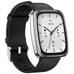 Amazfit Amazfit Active 2 (Quadratisch) NFC Schwarz Smartwatch (Zepp OS)