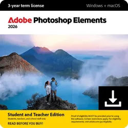Adobe Photoshop Elements 2026 - EDU/GOV