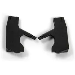 Moon Babyschalenadapter , Schwarz , Kunststoff , 14.5x8.7x22.5 cm , EN 1888 , Baby on Tour, Kinderwagen, Kinderwagenzubehör, Kinderwagen-Adapter