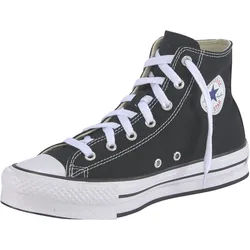 Plateausneaker CONVERSE "CHUCK TAYLOR ALL STAR EVA LIFT CANVAS", Mädchen, Gr. 37, schwarz-weiß (schwarz, weiß), Textil, Schuhe Plateausneaker