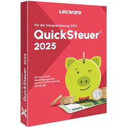Lexware QuickSteuer 2025, für die Steuererklärung 2024