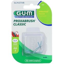 Gum® Proxabrush® Classic Nachfüllpackung Konische Interdentalbürste 1,1 mm grün