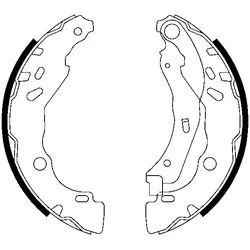 ATE Bremsbackensatz 03013705042 für PEUGEOT