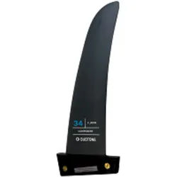 Duotone F_Ride Finnen 24, Finnen Länge: 44, Finnenbox: Tuttle Box (TT), Farbe: grey/turquoise