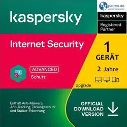 Kaspersky Internet Security Upgrade, 1 Gerät - 2 Jahre, Download