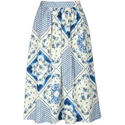 La jupe 100% coton portray berlin bleu