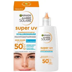 Garnier - Ambre Solaire ANTI-OXIDATIV SUPER UV SONNENSCHUTZ-FLUID LSF 50+ Sonnenschutz 40 ml Weiss