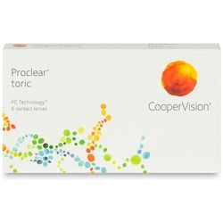 CooperVision Proclear Toric 8.8 (6er Packung) Monatslinsen (6 dpt, Zyl. -2,25, Achse 60 ° & BC 8.8)