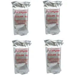 4x Original Lexmark Tinten Patrone 80 für Colorjetprinter 3200 5000 Z11 Z31 Z...
