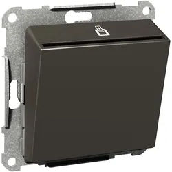 Elso WDE003053 Hotel-Card-Schalter 2-polig mit weißem LED-Licht, Exxact, anthrazit matt