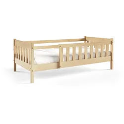 Masseno Kinderbett Elsa 80x190 cm Kieferfarben , Holz , 80x190 cm , Babymöbel & Kindermöbel, Kinderzimmer & Jugendzimmer, Kinderbetten
