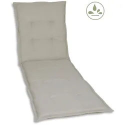 GO-DE Liegenauflage, (Auflage für Gartenliege, OTTOs Choice), Rollliegenauflage, wasserabweisend beige