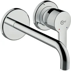 Ideal Standard Wand-Waschtischarmatur Connect Blue, Ausladung 204mm, Chrom A5933AA A5933AA
