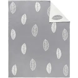 Avelia Schmusedecke , Grau , Textil , Struktur , 80x100 cm , Oeko-Tex® Standard 100 , Double face , Schlafen, Kuscheln & Schlafen, Schmusedecken