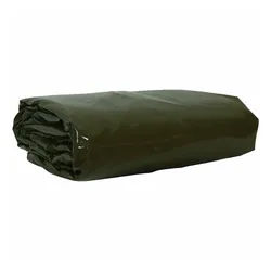 vidaXL Schutzplane 24 mÂ2 Plane 650g m2 Olive Grün 4x6 m Canvas mit PVC-Beschichtung grün