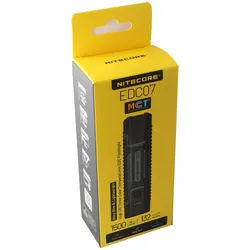 Nitecore EDC07 – 1500 Lumen LED Taschenlampe mit MCT-Technologie, Schwarz
