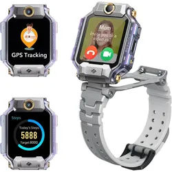 imoo X10 Gris Smartwatch (2,5 cm, sim-karte), Vielseitige Kinder Smartwatch mit Kamera grau